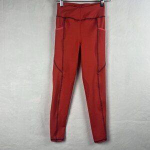 Dover Saddlery Riding Sport Orange Leggings Medium